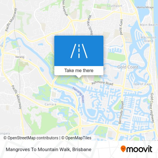 Mangroves To Mountain Walk map