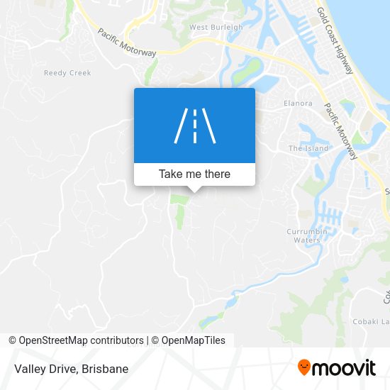 Valley Drive map