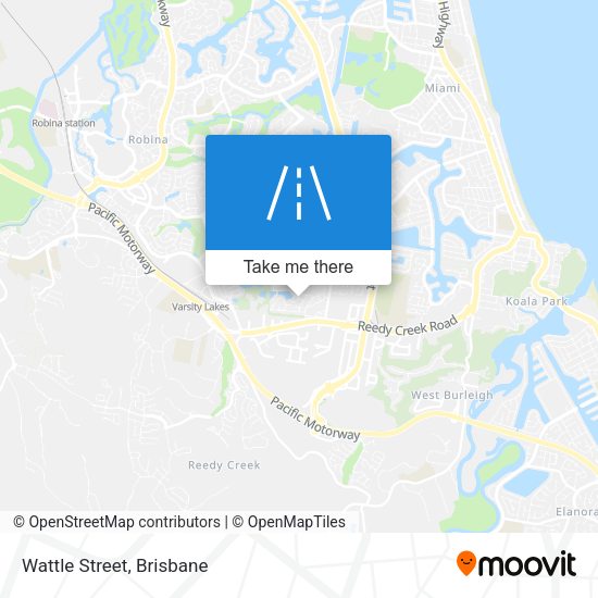 Wattle Street map
