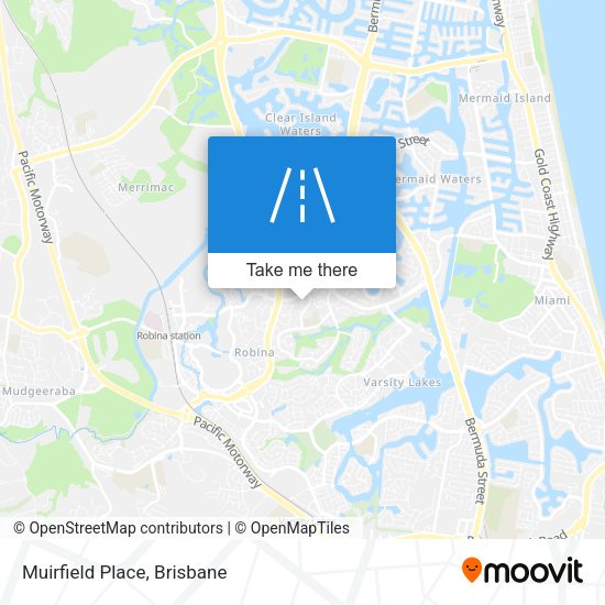 Muirfield Place map
