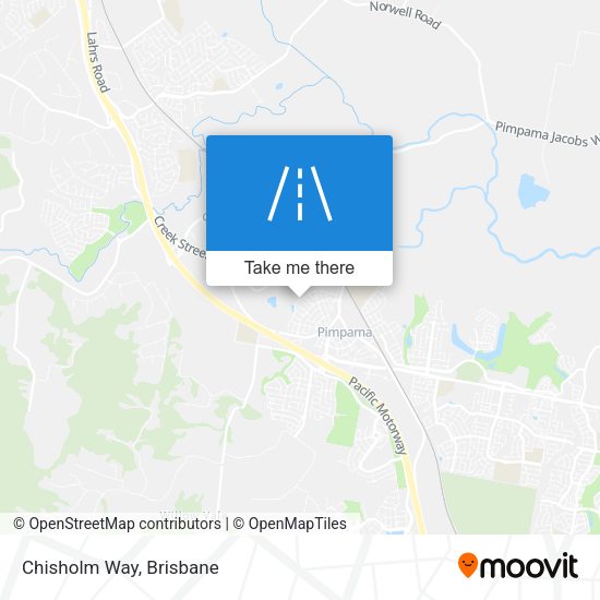 Chisholm Way map