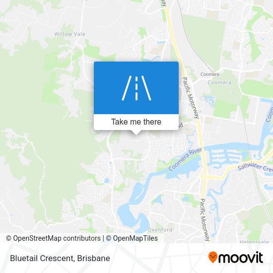 Bluetail Crescent map