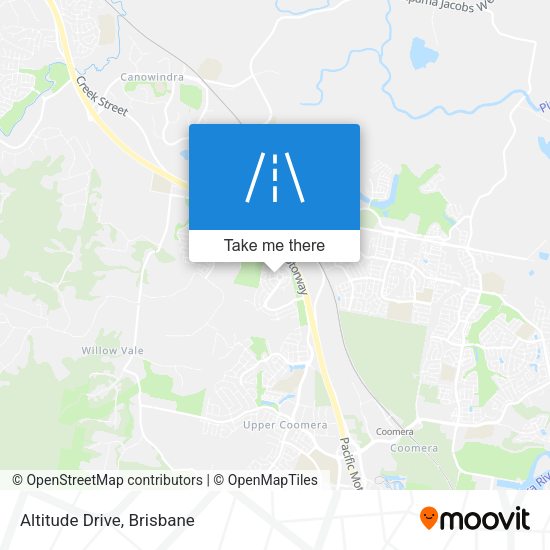 Altitude Drive map