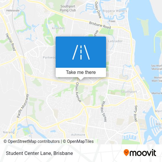 Student Center Lane map