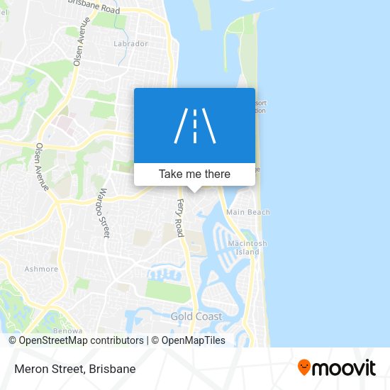 Meron Street map