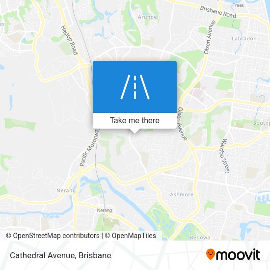 Cathedral Avenue map
