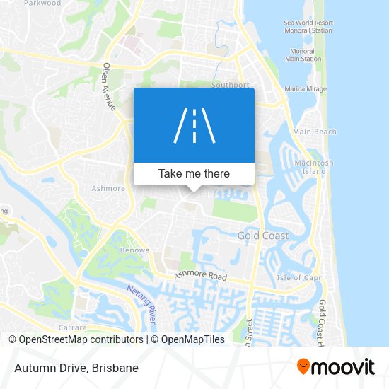 Autumn Drive map