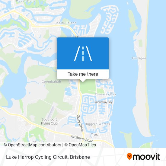 Luke Harrop Cycling Circuit map