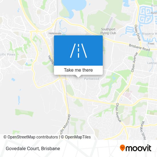 Govedale Court map