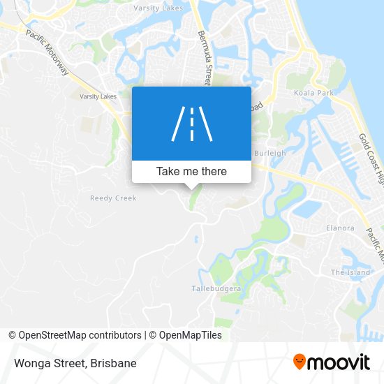 Wonga Street map