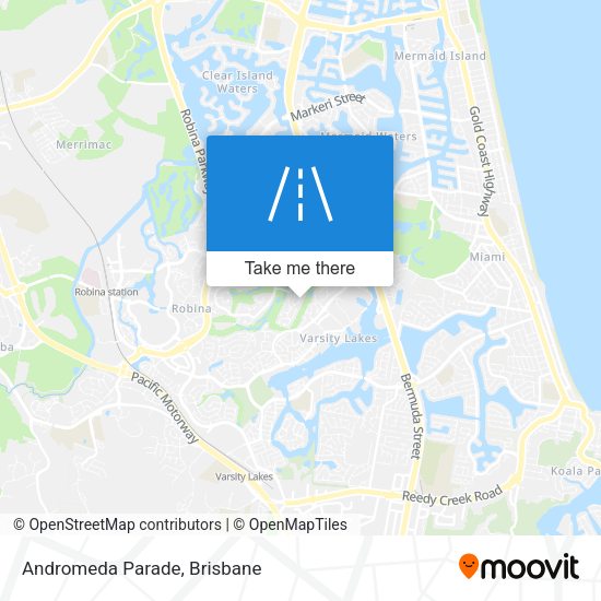 Andromeda Parade map