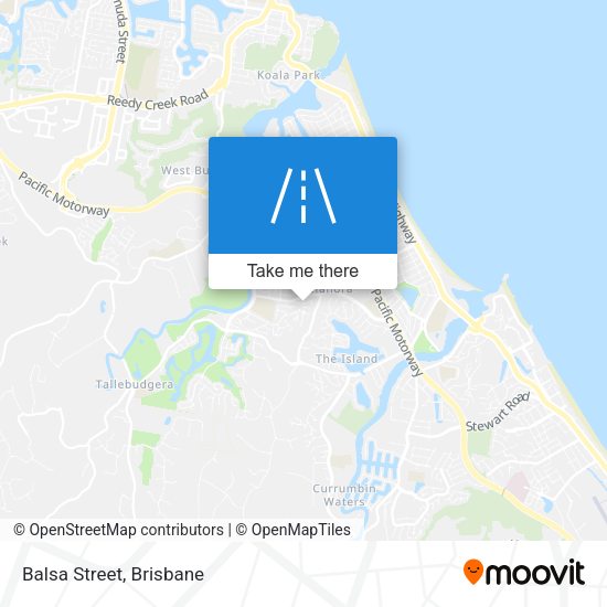 Balsa Street map