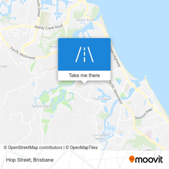 Hop Street map