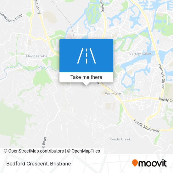 Bedford Crescent map