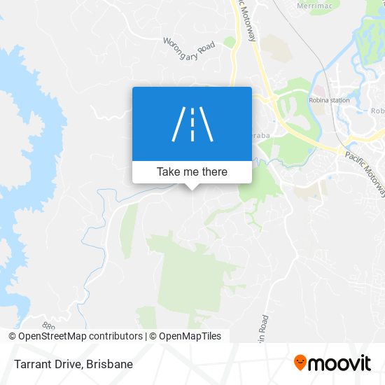 Tarrant Drive map
