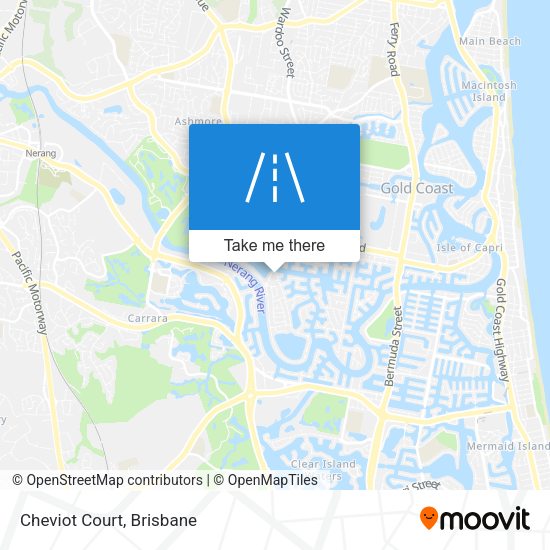 Cheviot Court map