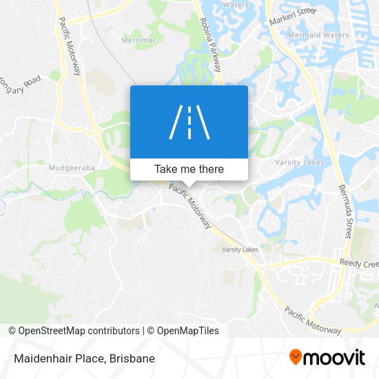 Maidenhair Place map