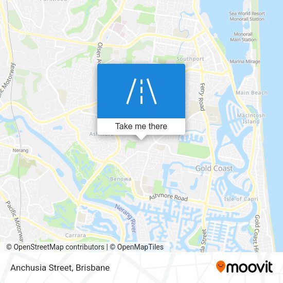 Anchusia Street map