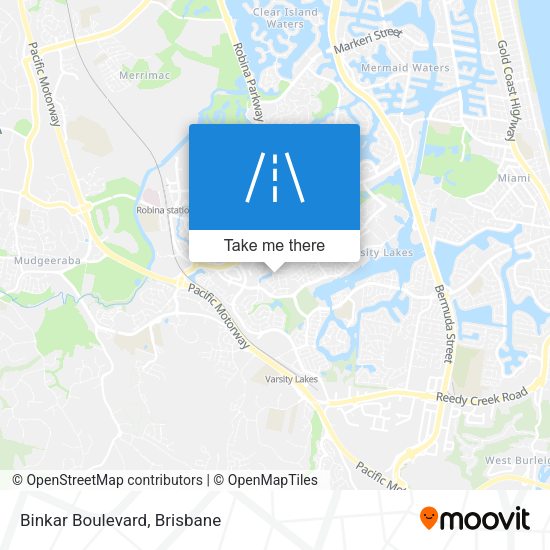 Binkar Boulevard map