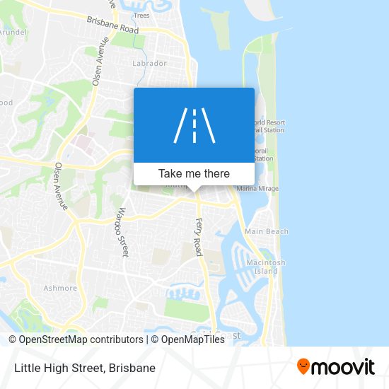 Little High Street map