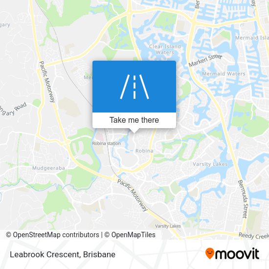 Leabrook Crescent map