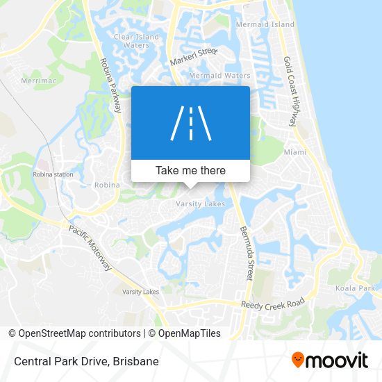 Central Park Drive map