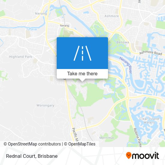 Rednal Court map