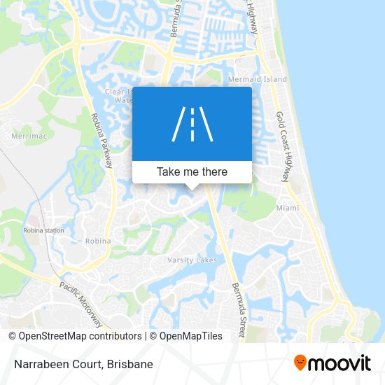 Narrabeen Court map