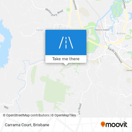 Carrama Court map