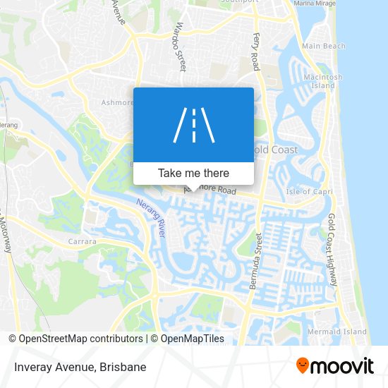 Inveray Avenue map