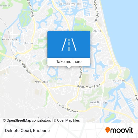 Delnote Court map