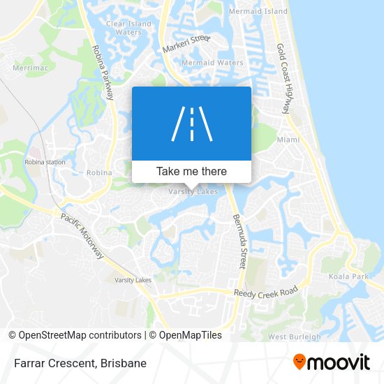 Farrar Crescent map
