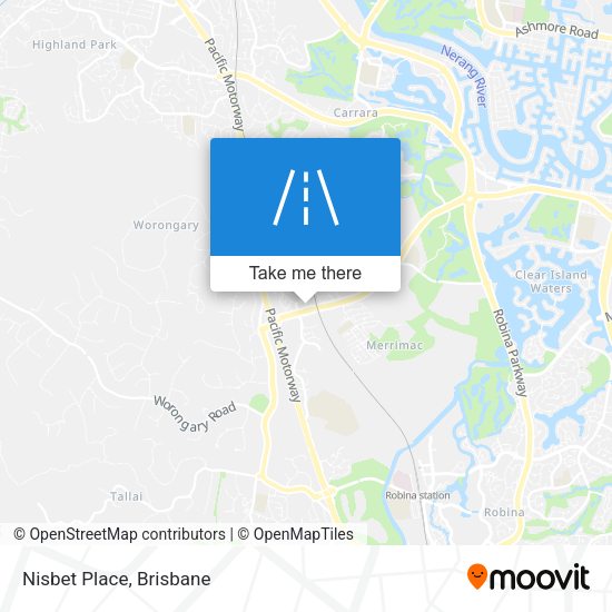 Nisbet Place map