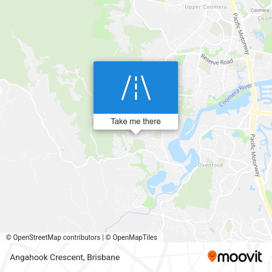 Angahook Crescent map