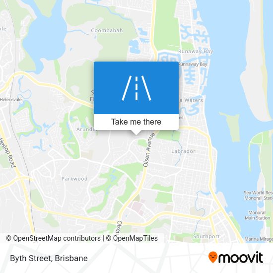 Byth Street map