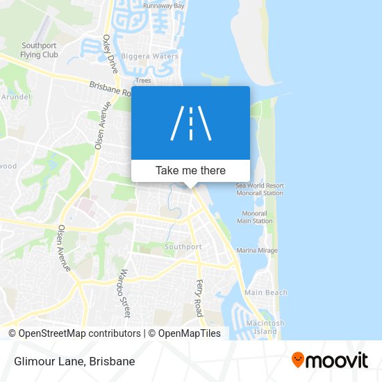 Glimour Lane map