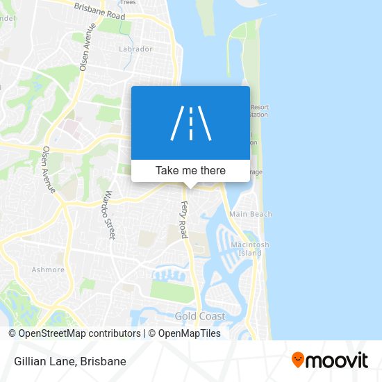 Gillian Lane map