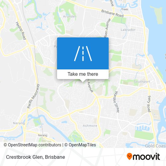 Crestbrook Glen map