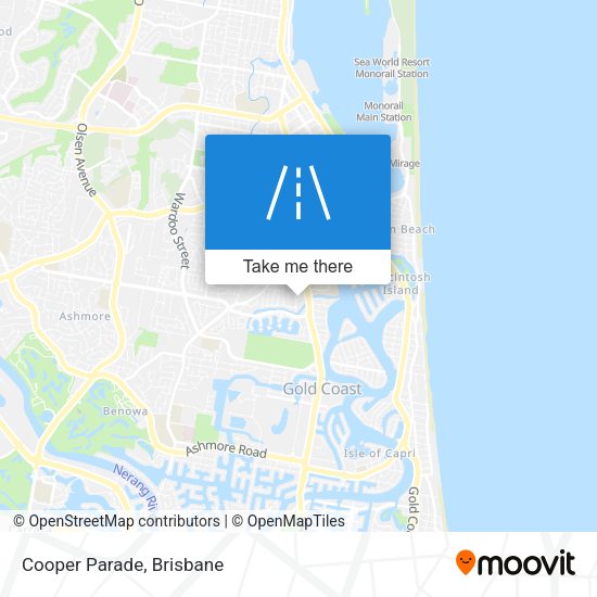 Cooper Parade map