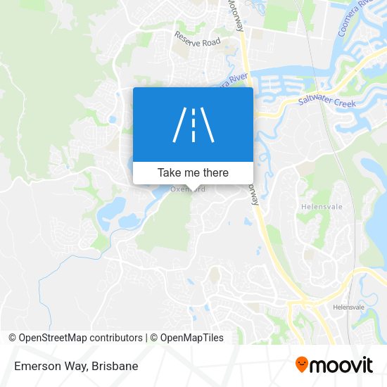Emerson Way map