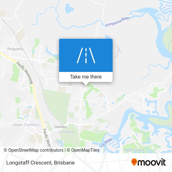 Longstaff Crescent map