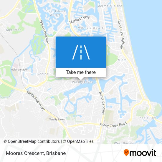 Moores Crescent map