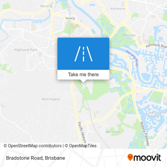 Bradstone Road map
