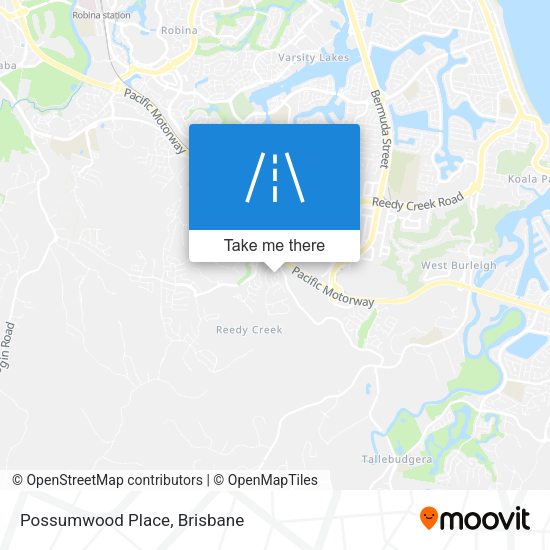 Possumwood Place map