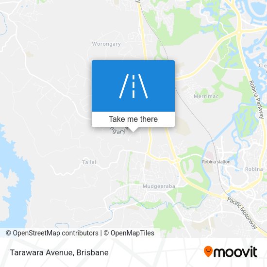 Tarawara Avenue map