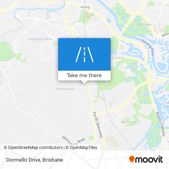 Dormello Drive map