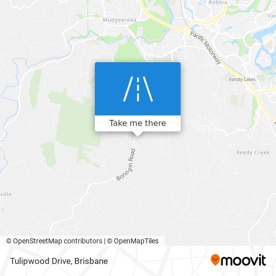 Tulipwood Drive map
