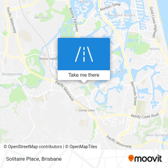 Solitaire Place map