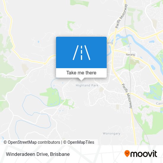 Winderadeen Drive map
