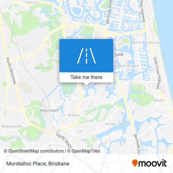 Mordialloc Place map